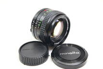 【極美品】◎MINOLTA ミノルタ MD ROKKOR 50mm F1.2_画像1