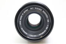 ◎MINOLTA ミノルタ MC MACRO ROKKOR-QE 100mm F3.5（フード・接写リング付）_画像2