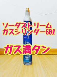 【24時間以内に発送】ソーダストリーム ガスシリンダー60L ガス満タン SodaSream 炭酸