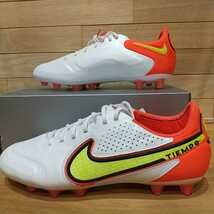 27cm 新品正規品 NIKE ナイキ TIEMPO LEGEND ティエンポ レジェンド 9 エリート HG DB0823-176 白 オレンジ サッカー_画像1