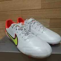 27cm 新品正規品 NIKE ナイキ TIEMPO LEGEND ティエンポ レジェンド 9 エリート HG DB0823-176 白 オレンジ サッカー_画像5