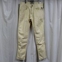 リプレイ REPLAY メンズカラーパンツ ジーンズ デニムパンツ SLIM イエロー 新品 REPLAY BLUE JEANS anbass slim jeans 31インチ_画像1