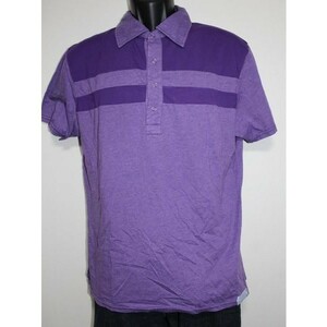 HOZELL ホゼル メンズ 半袖 ポロシャツ パープル XLサイズ 新品 紫色