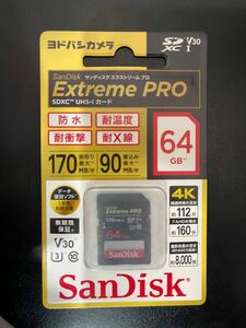 サンディスク SANDISK SDSDXXY-064G-JOJCP [エクストリーム プロ SDXC UHS-I カード 64GB