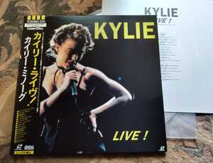 即決LD ★ カイリー・ミノーグ ★帯★ カイリー・ライヴ！ ★ TOLW3121 Kylie Minogue Live! レーザーディスク