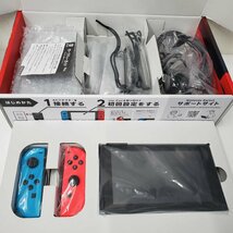 任天堂 Nintendo Switch ニンテンドー スイッチ ネオン ブルー レッド HAD-S-KABAA 中古 美品 本体 後期 新型 ゲーム機 人気 (I)_画像3