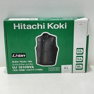 日立工機 HiKOKI 18V 14.4V 10.8V コードレス ウォームベスト UJ1810DVA XLサイズ 急暖モード付 新品 充電器・バッテリ別売り (U)