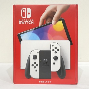 任天堂 Nintendo Switch ニンテンドースイッチ ホワイト 新型 有機ELモデル HEG-S-KAAAA 店舗印なし 新品 未使用 N2205K269