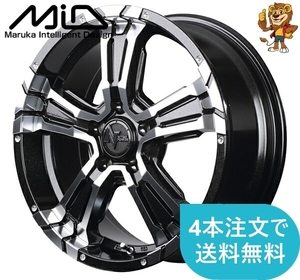 ホイールのみ1本 MID NITRO POWER CROSS CLAW (BM/MC) 16インチ 7.0J PCD:114.3/5H インセット:40 ナイトロパワー クロスクロウ