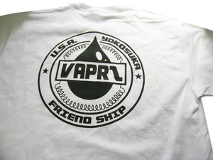 VAPRZ Tシャツ 黒2 電子タバコ VAPE cig アメリカ ネイビー ベイプ ヴェイプ モッド 爆煙 フレーバーチェイサー クラウド