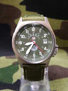 ★未使用 正規品 日本 陸上自衛隊 JGSDF メンズ ミリタリーウォッチ 腕時計 オフィシャルモデル ケンテックス製 Kentex S455M JSDF 日本製