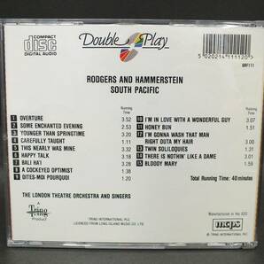 〇 CD Double Play RODGERS AND HAMMERSTEIN SOUTH PACIFIC 15曲入りの画像2