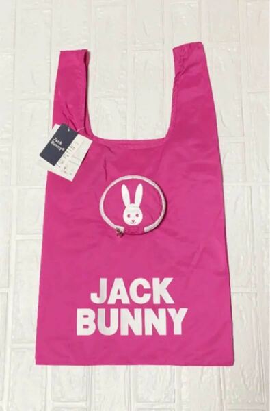 JACK BUNNY折りたたみバッグ ピンク #macaronゴルフレディース