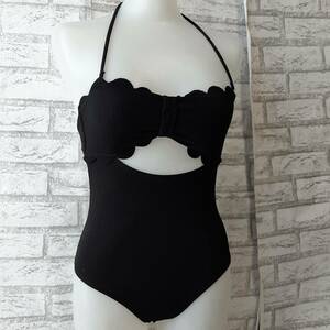  anonymity delivery * beautiful goods SEA DRESS bikini manner ho ruta- One-piece swimsuit black black Ska