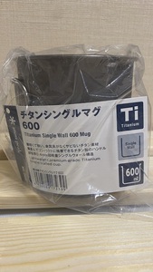 【新品/送料無料】海外限定/SNOW PEAK チタンマグ 『 シングルウォール600 』 スノーピーク titanium Mug single wall MG-044R