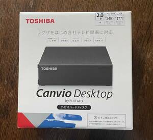 東芝 2.0TB 外付けハードディスク Canvio Desktop by BUFFALO