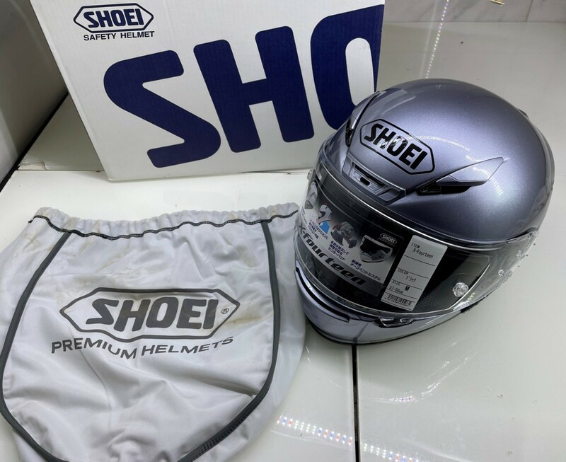 ♭OG♭ SHOEI ヘルメット X-14 X-fourteen ASSAIL ショウエイ アセイル Mサイズ 中古 美品 ♭M-2111011♭