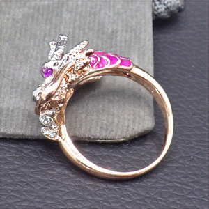 [Кольцо] 14K 585 Розовая и белое золото.