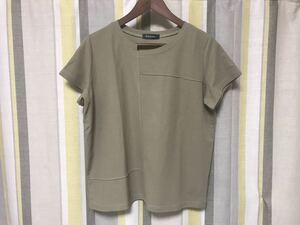  short sleeves T-shirt *Farfalle*M* khaki beige 