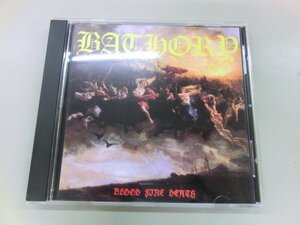 〒★Bathory Blood Fire Death MCD1063 USED CD