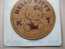 80s サンリオ ハローキティ ワッペン/HELLO KITTY パッチA裁縫OLDアップリケSANRIO入園ハンドメイド昭和レトロ S54_画像3