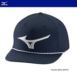  new goods unused goods! not yet sale in Japan model!Mizuno USA Runbird Rope Hat Navy-White