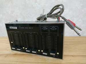 管理1126 SONY ソニー 6 CHANNEL MIXER MX-8 6チャンネル ミキサー 未チェック ジャンク