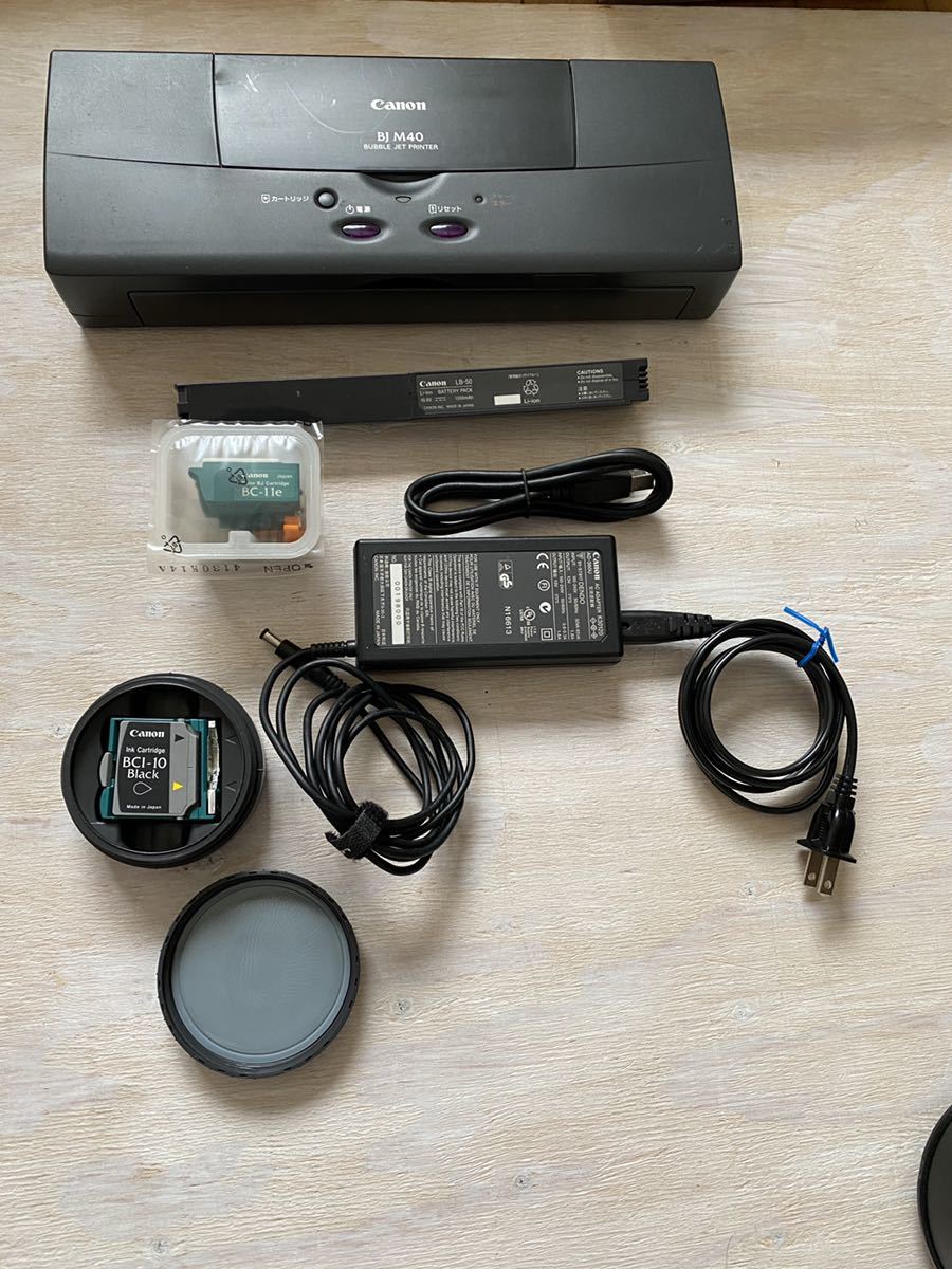 人気!CANON BJ M40 モバイルプリンター フルセット | ascotwm.com