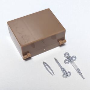 Jドリーム ガチャ ミニレトロ医療箱セット ミニチュア医者セット 昭和レトロ 救急箱 一部パーツのみ(ブラウンケース)