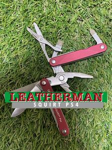LEATHERMAN SQUIRT PS4 Red レザーマン マルチツール ツールナイフ
