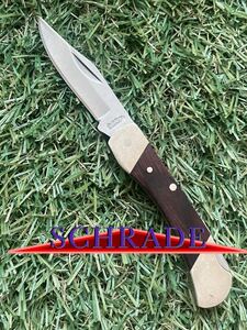 SCHRADE #010 【Brown Bear】シュレード お折りたたみナイフ