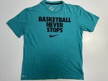 ☆US古着 NIKE ナイキ DRI-FIT ドライ 速乾 スポーツTシャツ プリント【M】コットンポリ　　　　　◆3412◆_画像5