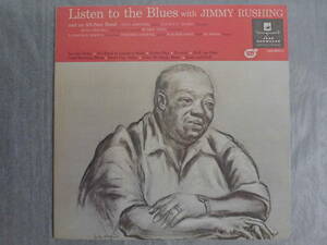 良盤屋 J-1255◆LP◆LAX‐3071 Jazz,　ジミー・ラッシング 　Jimmy Rushing/Listen To The Blues With Jimmy Rushing 　レア盤　送料480