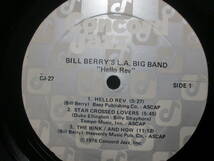 良盤屋 J-0199◆ＬＰ◆CJ-27 輸入盤 Concord Jazz　ビル・ベリー 　Bill Berry's L.A Big Band / “Hello Rev” 　まとめて送料480_画像7