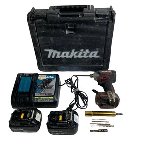 USED マキタ 充電式インパクトドライバ TD170D 動作確認済 軸ブレあり 5.0Ah 18V 本体 バッテリ BL1850B 充電器 makita 工具
