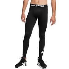 未使用ナイキNIKE PRO メンズL 黒白 ウォームタイツ CU4962 ナイキプロ 送料無料即決 コンプレッションタイツ スパッツ