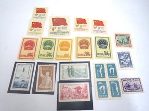 ◎A52533-4:中国切手 おまとめ 特1 国章 5種完 特4 紀6 紀20 その他バラ 未使用品