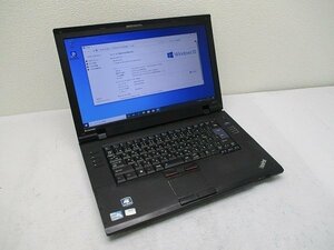 △Lenovo ThinkPad SL510 2847DQJ Celeron Dual-Core T3500 2.1GHz 2GB 320GB DVDマルチ 15.6インチ WXGA 1366×768 Windows10 Pro 64bit