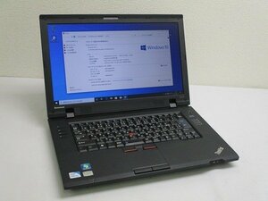 △Lenovo ThinkPad SL510 Celeron Dual Core T3500 2.1GHz 2GB 250GB DVDマルチ 15.6インチ HD 1366×768 Windows10 Pro 64bit