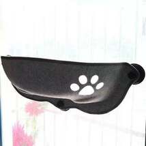 猫 ベッド ハンモック　吸盤タイプ ネコ窓 猫日光浴 キャット 室内用 グレー_画像9