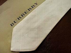 @bv@4941* хорошая вещь [ формальный белый ] Burberry [ вышивка Logo входить ] галстук 