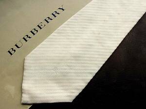 @bv@7017 хорошая вещь [ формальный белый ] Burberry [ Logo входить ] галстук 