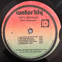 ■1976年 JAMAICA盤 Beres Hammond / SOUL REGGAE 12”LP オリジナル ARCO LP 003 Water Lily_画像3