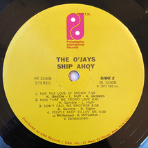 ■1973年 US盤 THE O’JAYS / SHIP AHOY 12”LP オリジナル PZ-32408 Philadelphia International Records_画像4