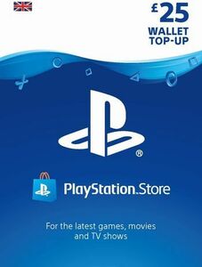 PSN UK version L25 pound PlayStation network card Europe England version code prompt decision 