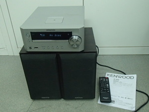 #46190【中古】KENWOOD Bluetooth コンパクト Hi-Fi システムコンポ R-K505 LS-K505 NFC搭載 ケンウッド