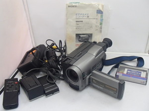 #46390【ジャンク品】SONY ソニー ビデオカメラ レコーダー CCD-TRV20 ハンディカム 動作未確認