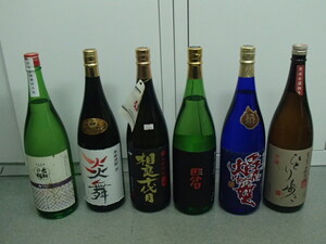 A45882【未開栓】本格焼酎 6本セット ひとり歩き 古酒/相良十代目/焔の如く/大和桜 200年祭/田倉/炎舞 1800ml 芋焼酎 飲み比べ