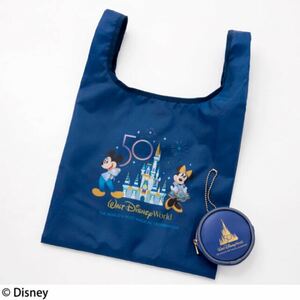 Walt Disney World ECOBAG BOOK (NAVY)ネイビー ウォルトディズニー エコバッグ エコトート