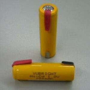 スカイニー ニカド電池 単3形 タブ付 1.2V 700mAh ≪ 4本組 ≫ BK-1AA700NC.0